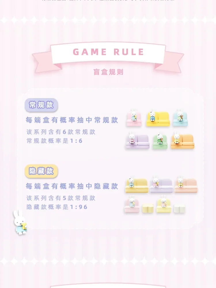 Kawaii Miffy Sofa Phone Stand – Cute Desk Decoration & Gift!