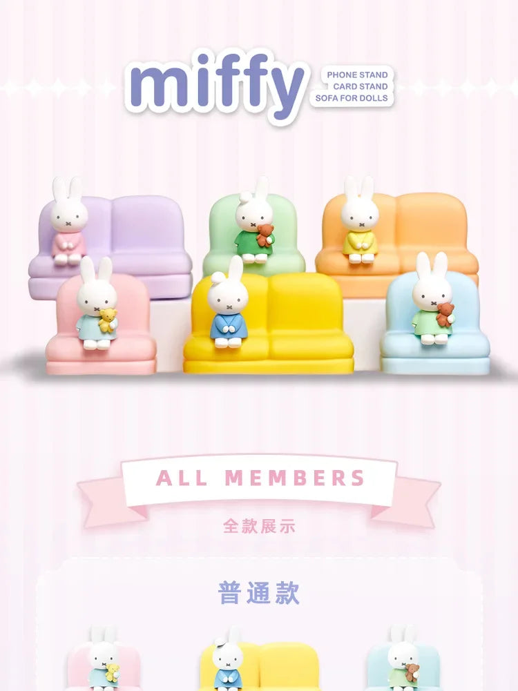 Kawaii Miffy Sofa Phone Stand – Cute Desk Decoration & Gift!