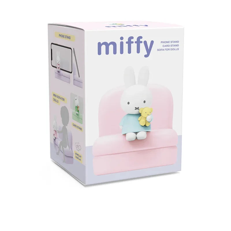 Kawaii Miffy Sofa Phone Stand – Cute Desk Decoration & Gift!